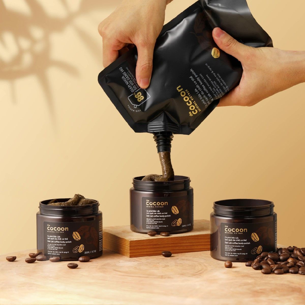 Thực hành sống xanh cùng túi refill cà phê Đắk Lắk