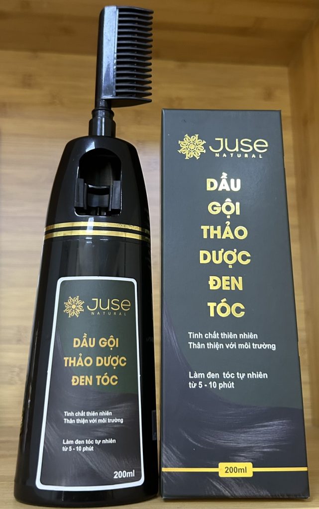 DẦU GỘI ĐEN TÓC JUSE 200ML